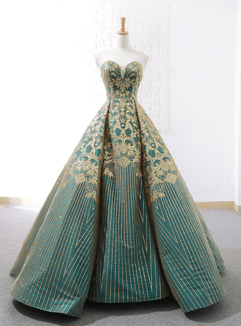 Vintage Green Wedding Dress